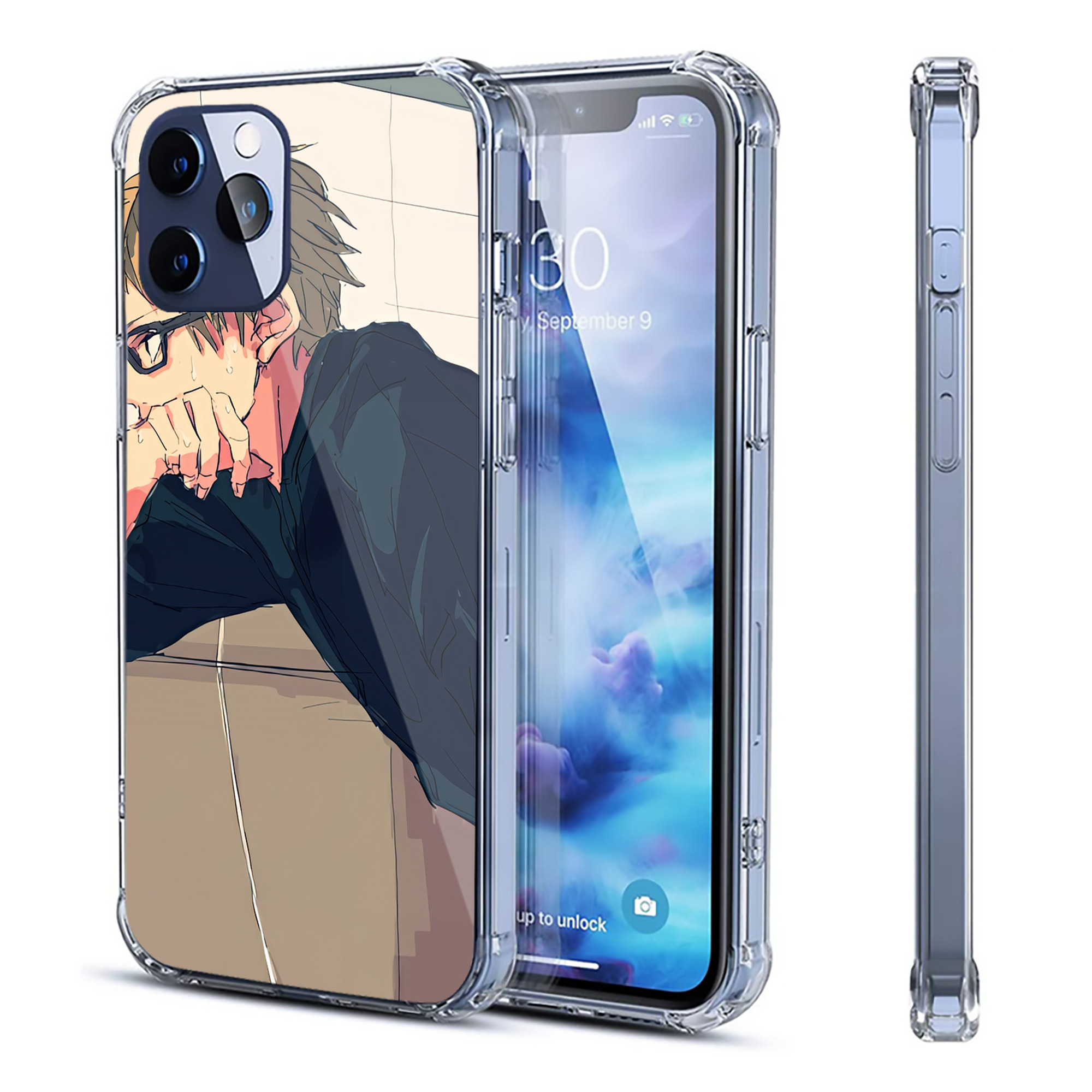 （画像用） ハイキュー!! Haikyu!! 【iPhone 12シリーズ対応】透明スマホケース（クリアソフトケース）